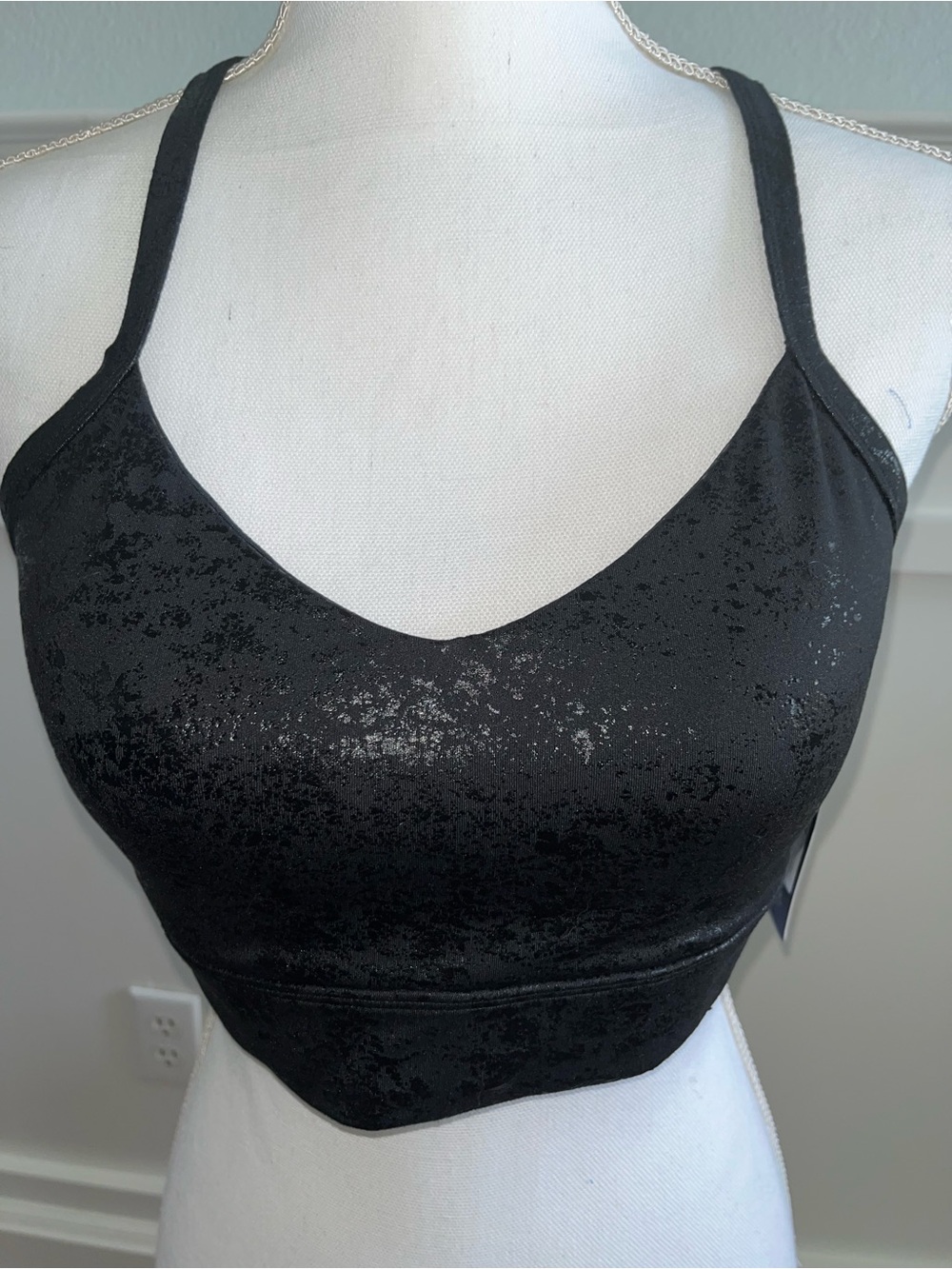 Marika Black Velvet Shine Sports Bra